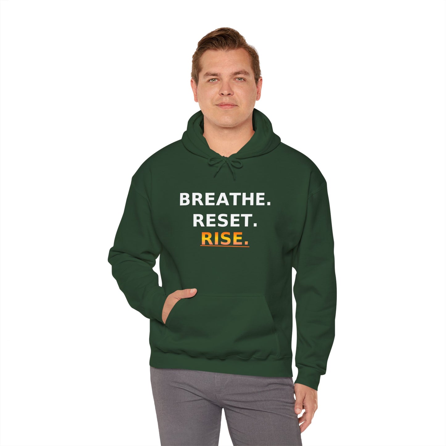 Breathe Reset Rise Hoodie – Mindfulness Streetwear for Balance & Growth