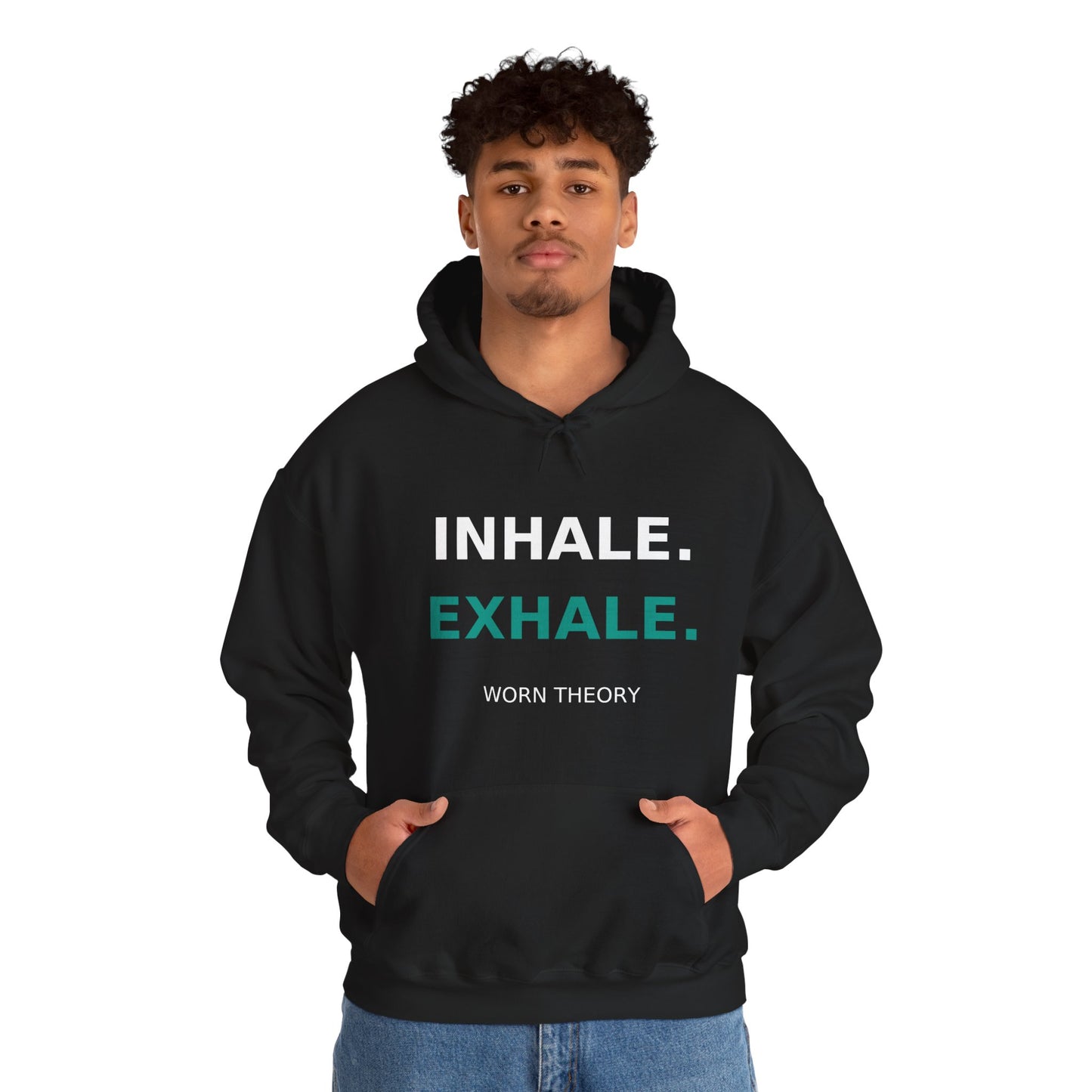 INHALE EXHALE Hoodie – Mindfulness Streetwear for Calm and Balance