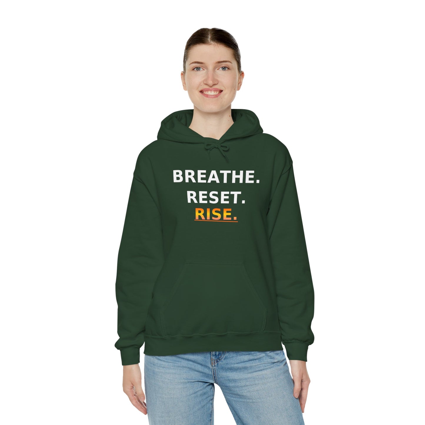 Breathe Reset Rise Hoodie – Mindfulness Streetwear for Balance & Growth