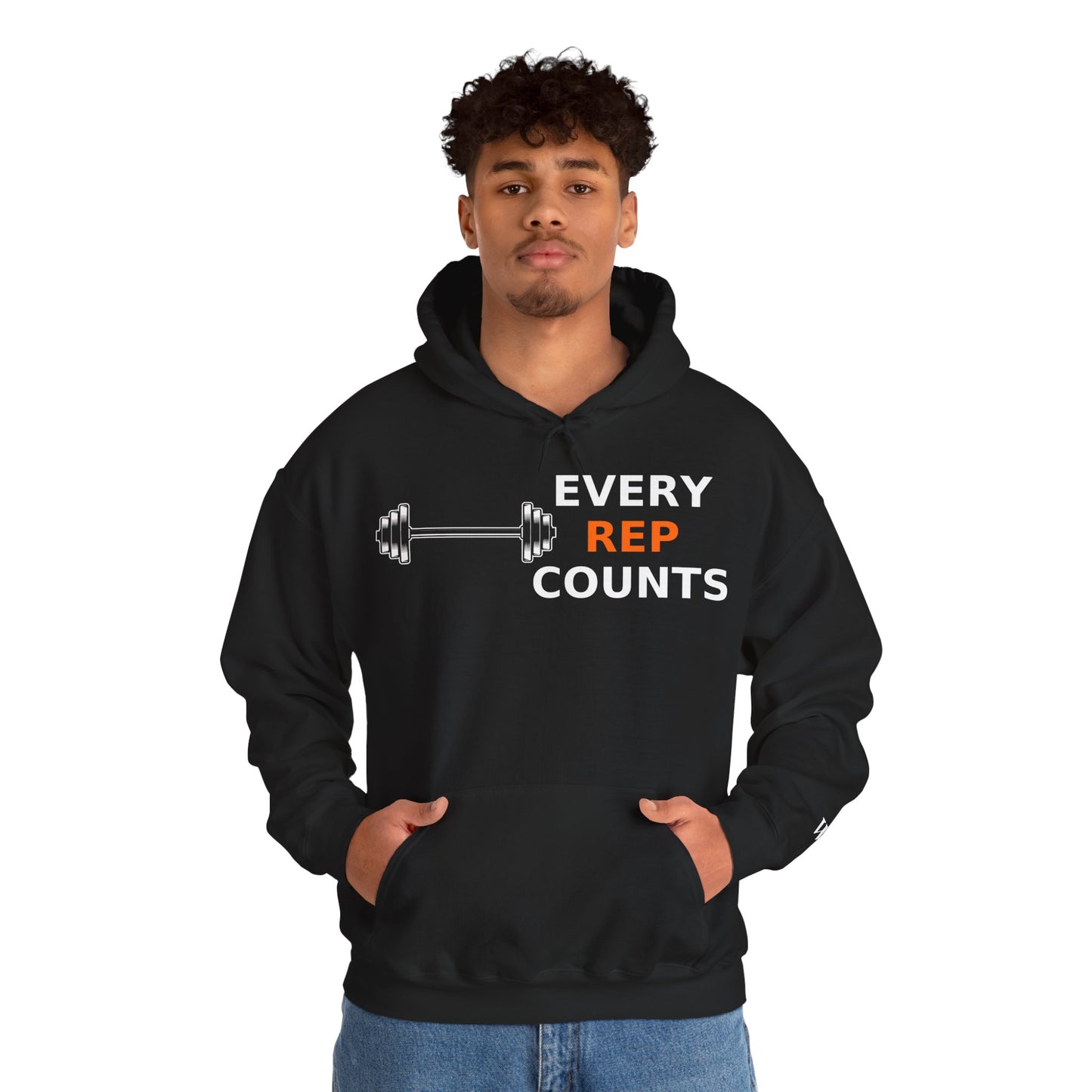 Every Rep Counts Hoodie – Motivational Gym Streetwear