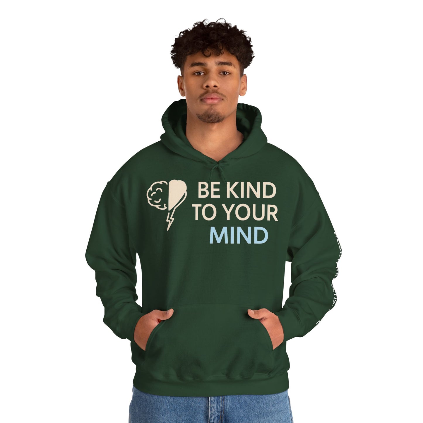 Be Kind to Your Mind – Cozy Mental Wellness Hoodie
