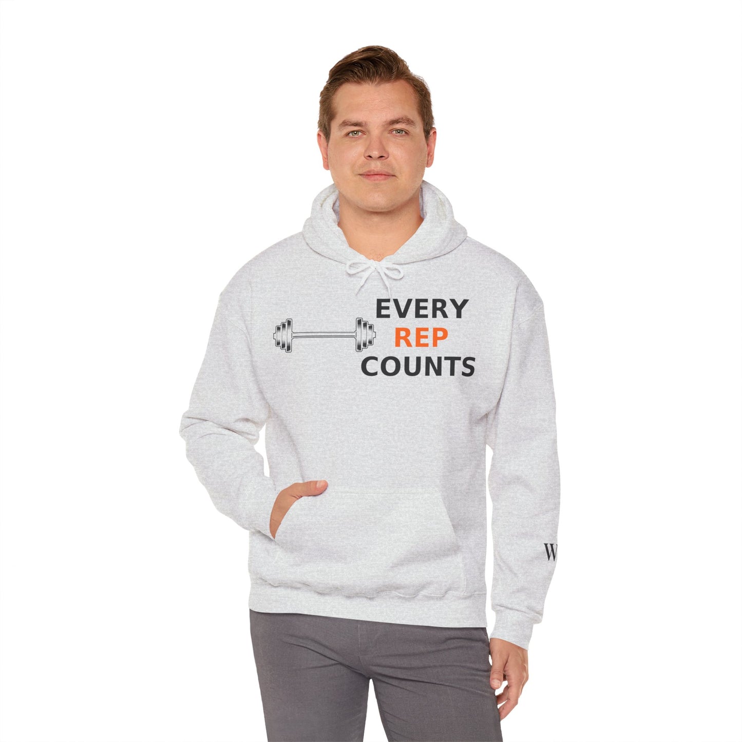 Every Rep Counts Hoodie – Motivational Gym Streetwear