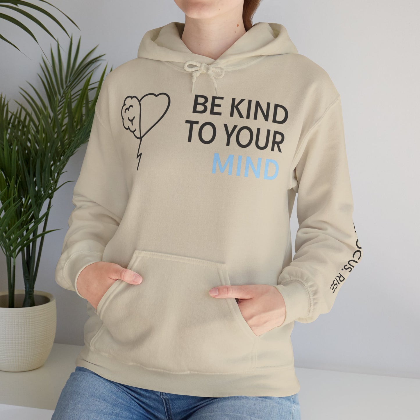 Be Kind to Your Mind – Cozy Mental Wellness Hoodie