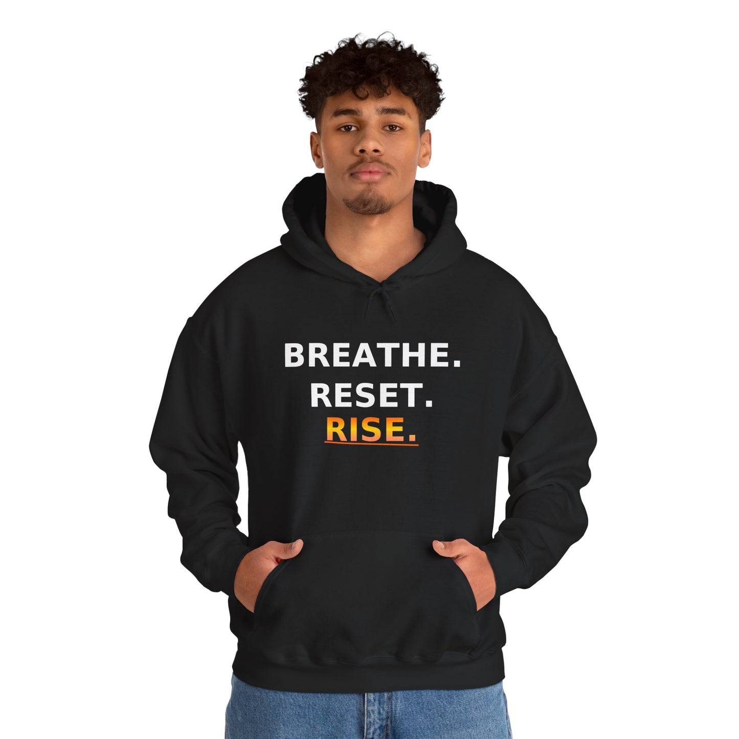Breathe Reset Rise Hoodie – Mindfulness Streetwear for Balance & Growth