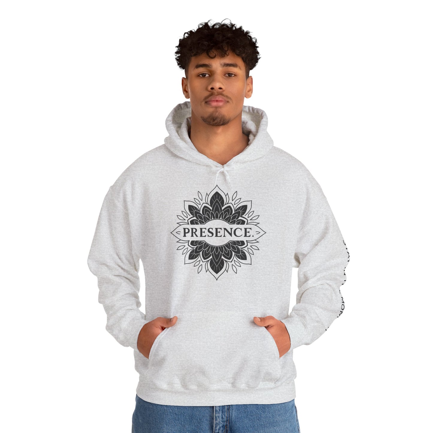 Presence Hoodie – Mindfulness Mandala Streetwear