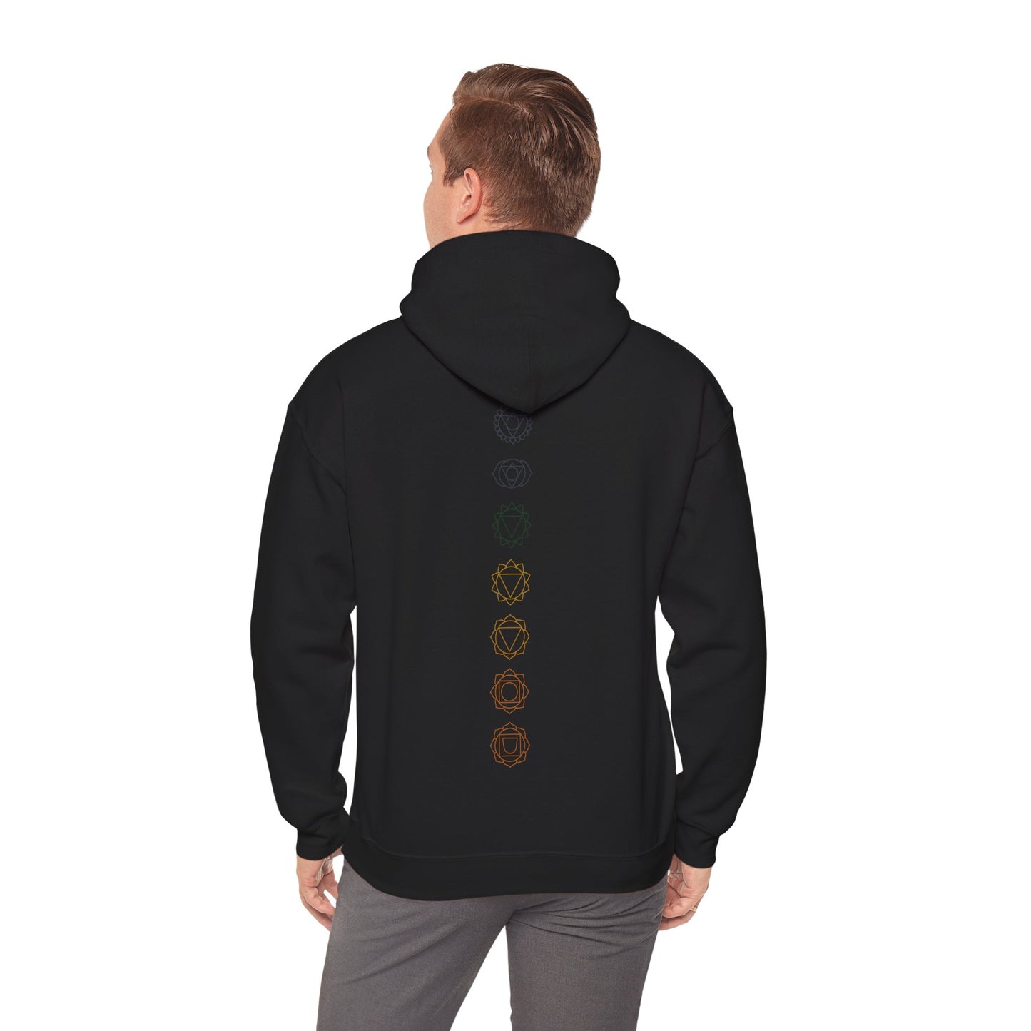 Conscious Flow Hoodie – Chakra Alignment Mindfulness Streetwear