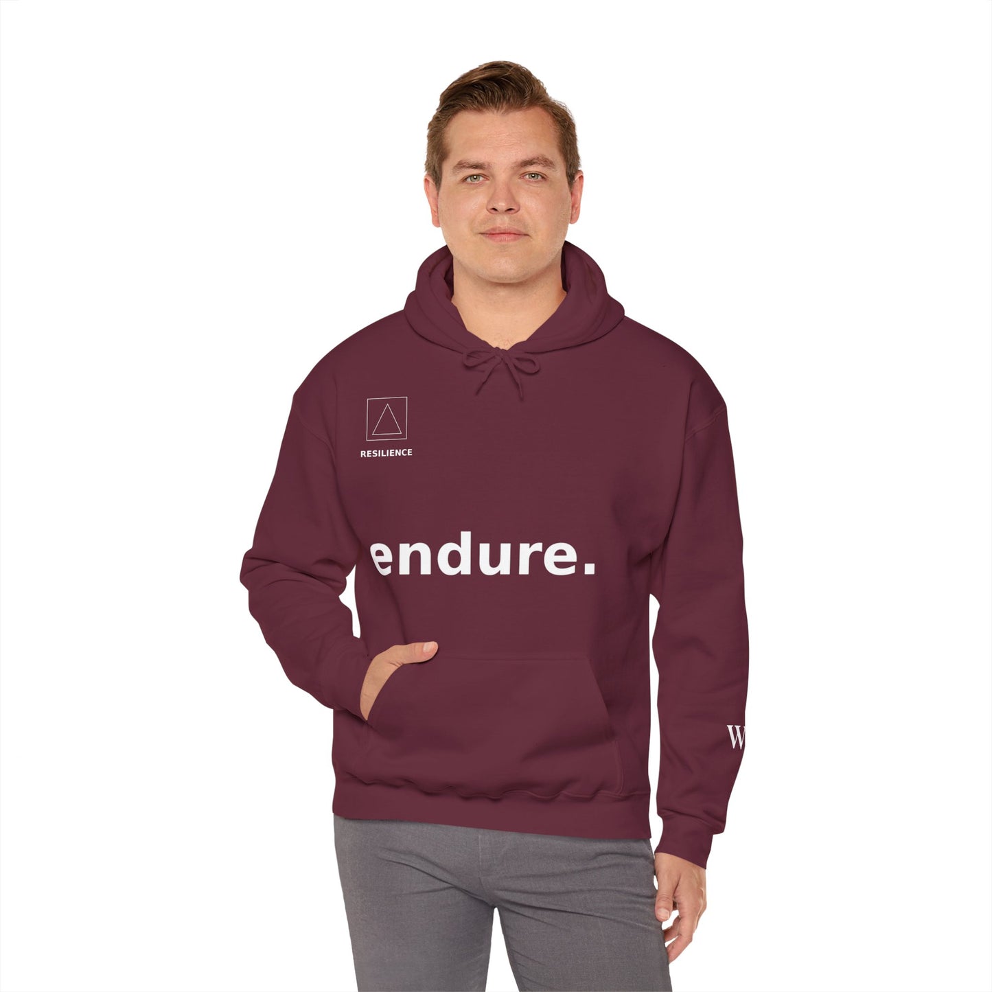 ENDURE Hoodie – Motivational Resilience Streetwear