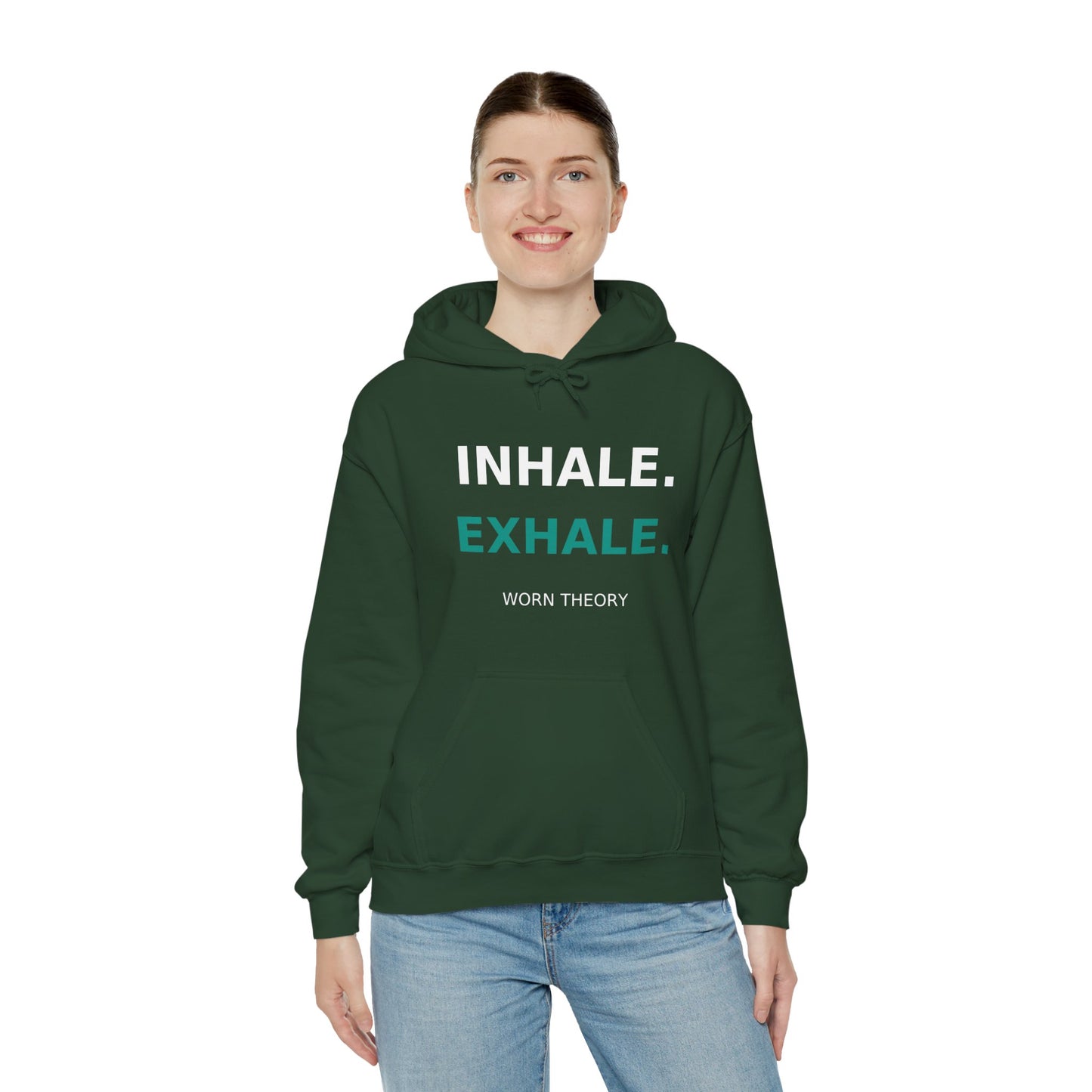 INHALE EXHALE Hoodie – Mindfulness Streetwear for Calm and Balance