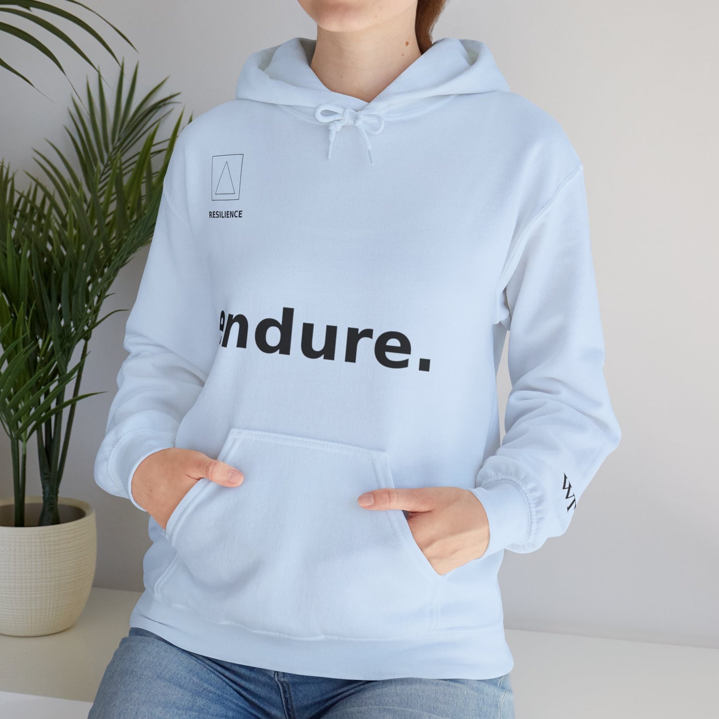 ENDURE Hoodie – Motivational Resilience Streetwear