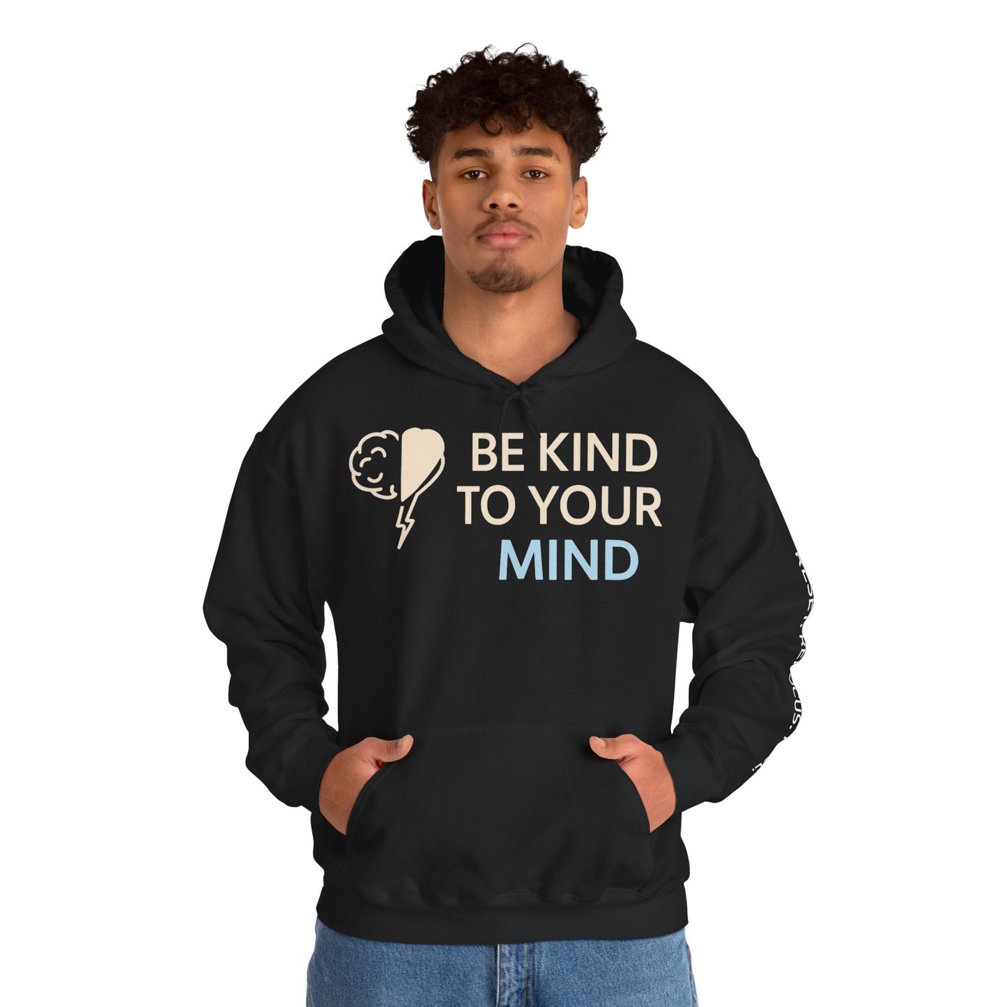 Be Kind to Your Mind – Cozy Mental Wellness Hoodie