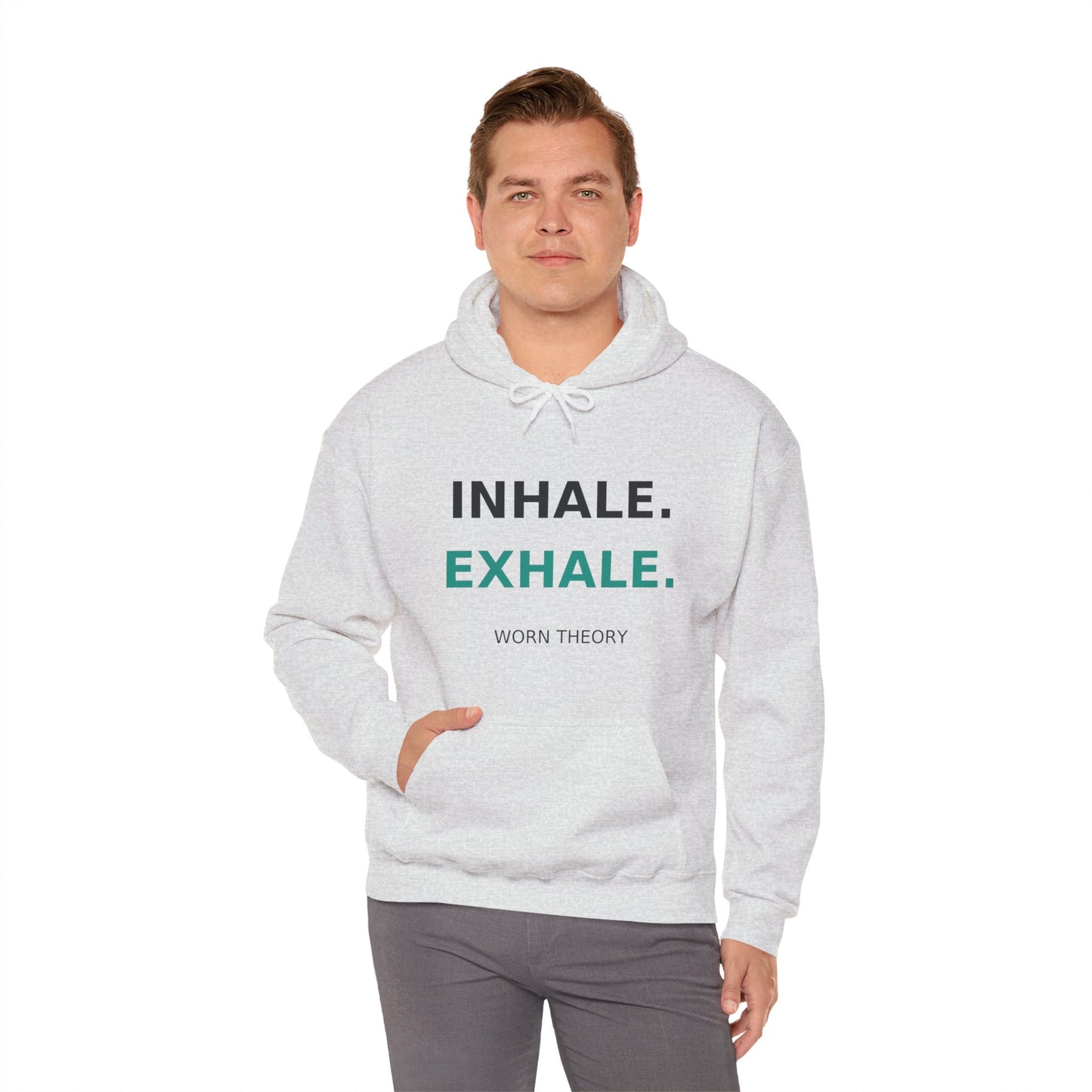 INHALE EXHALE Hoodie – Mindfulness Streetwear for Calm and Balance