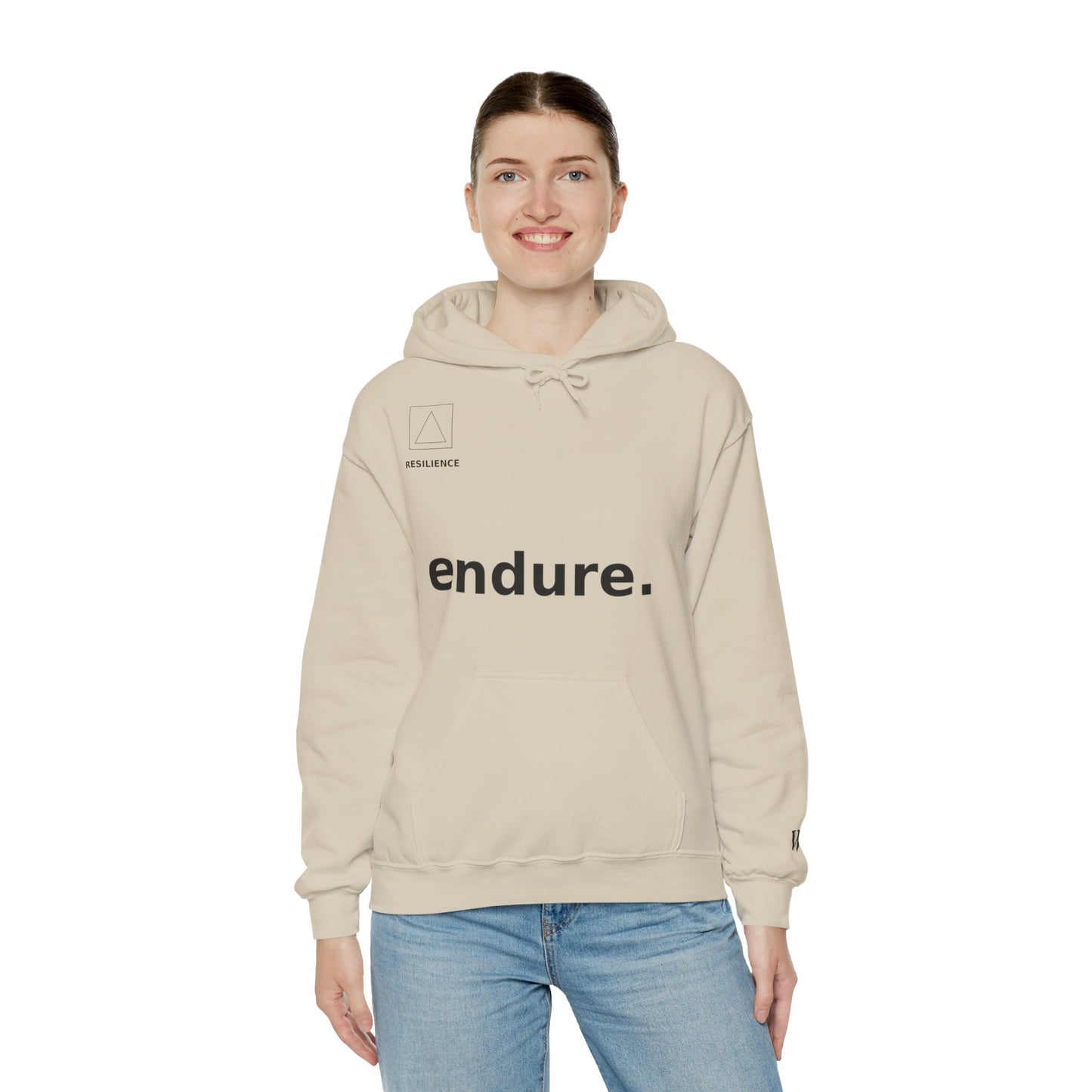 ENDURE Hoodie – Motivational Resilience Streetwear