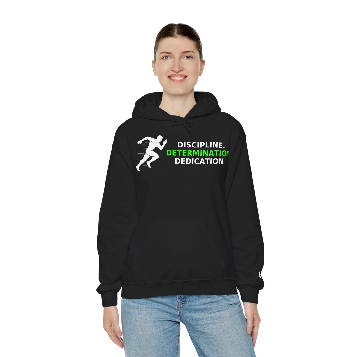 Discipline Determination Dedication Hoodie – Motivational Gym Streetwear