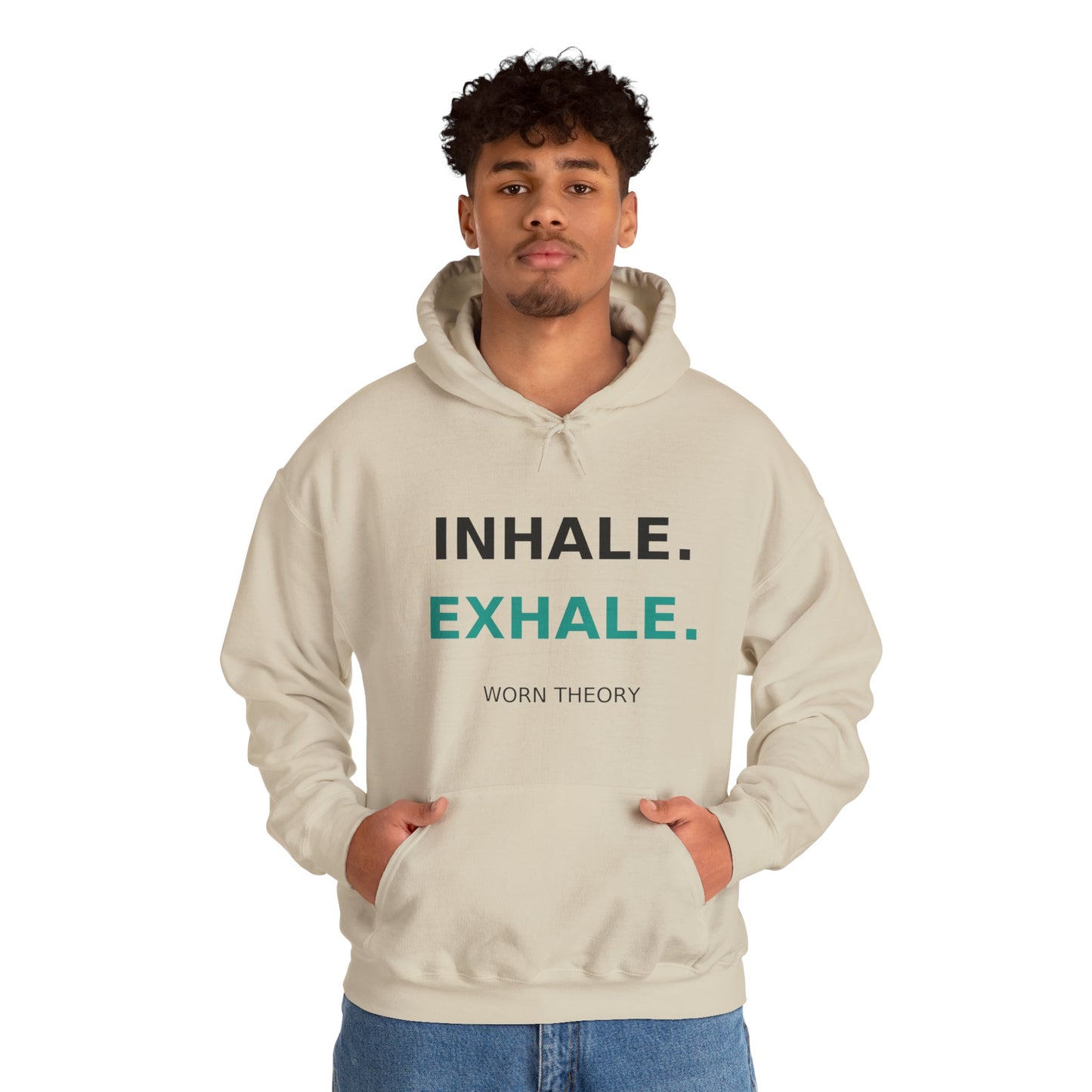 INHALE EXHALE Hoodie – Mindfulness Streetwear for Calm and Balance