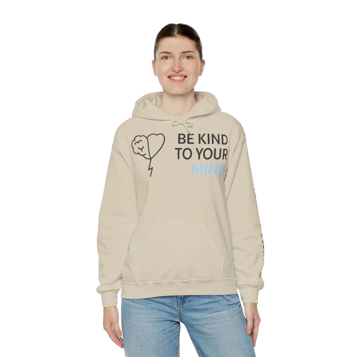 Be Kind to Your Mind – Cozy Mental Wellness Hoodie