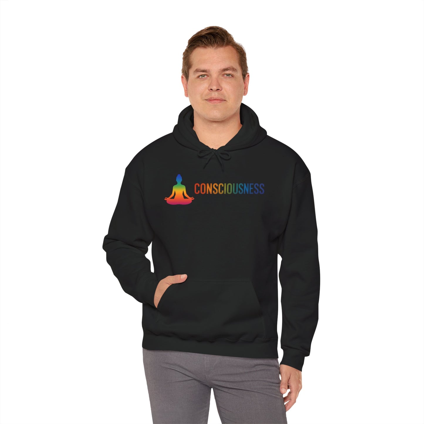Conscious Flow Hoodie – Chakra Alignment Mindfulness Streetwear