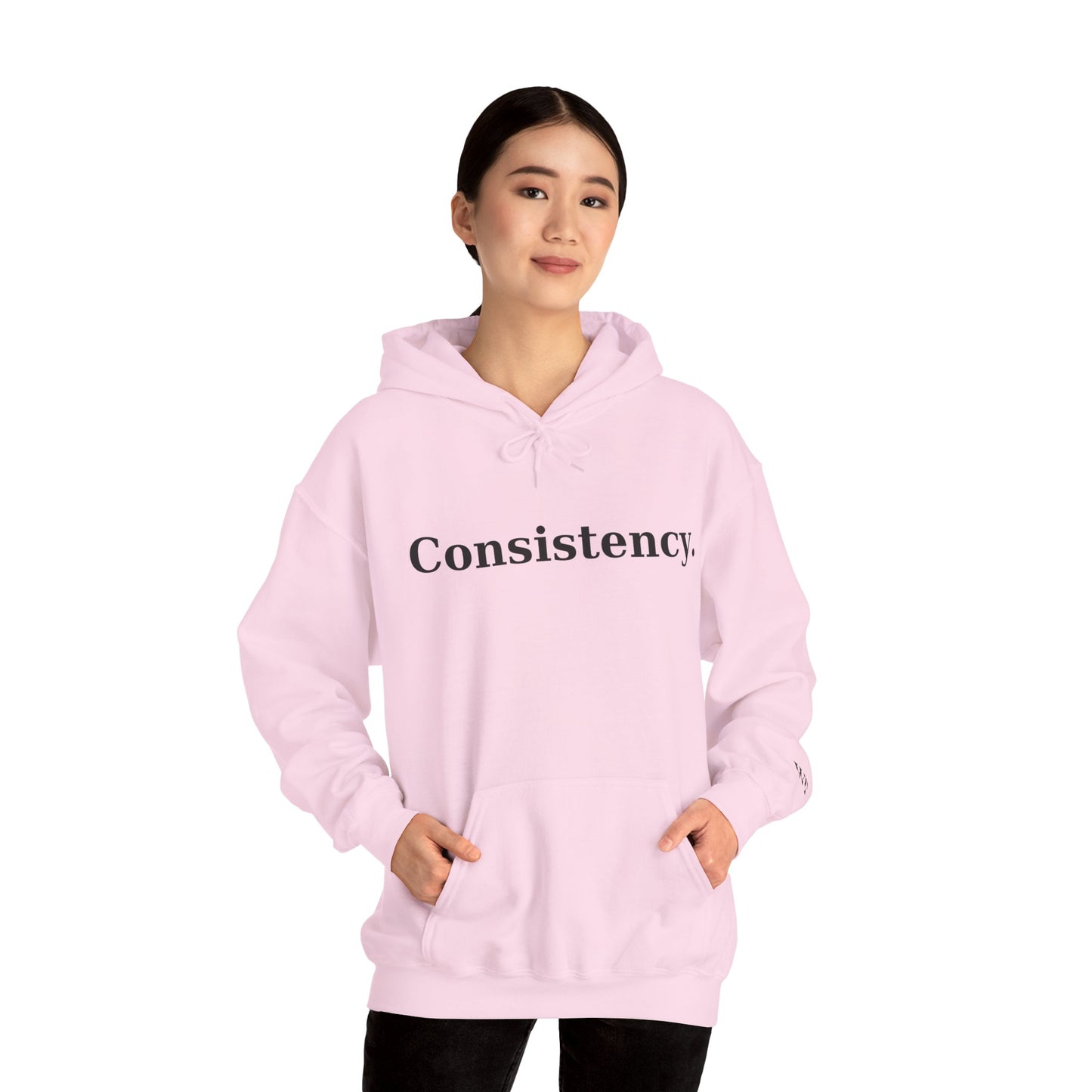 Consistency Hoodie – Motivational Gym Streetwear
