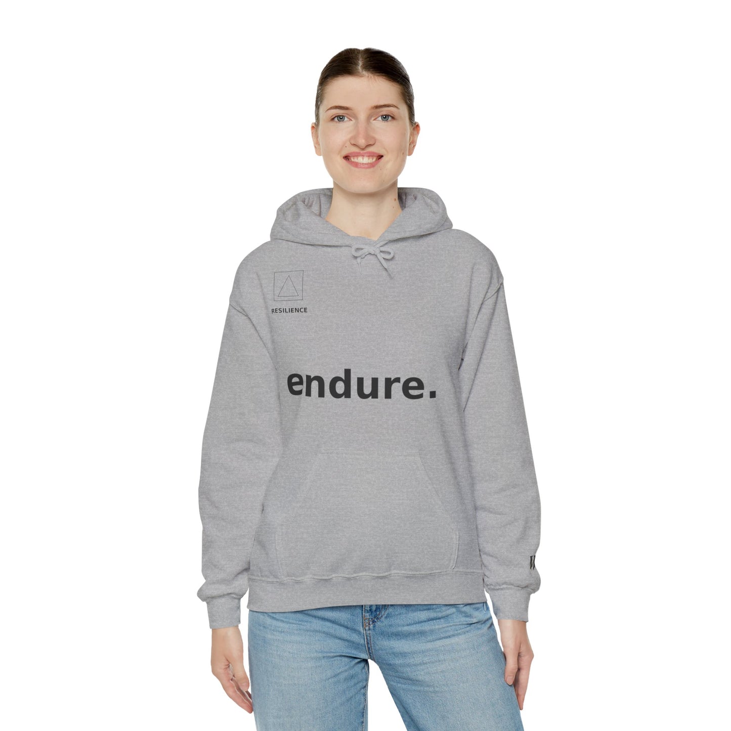 ENDURE Hoodie – Motivational Resilience Streetwear