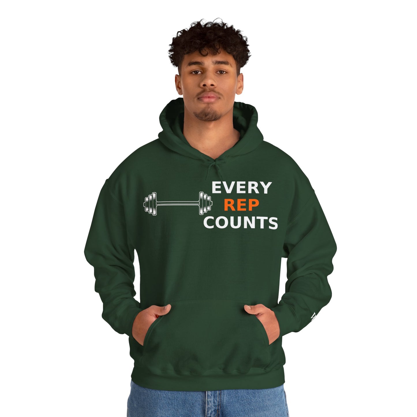 Every Rep Counts Hoodie – Motivational Gym Streetwear