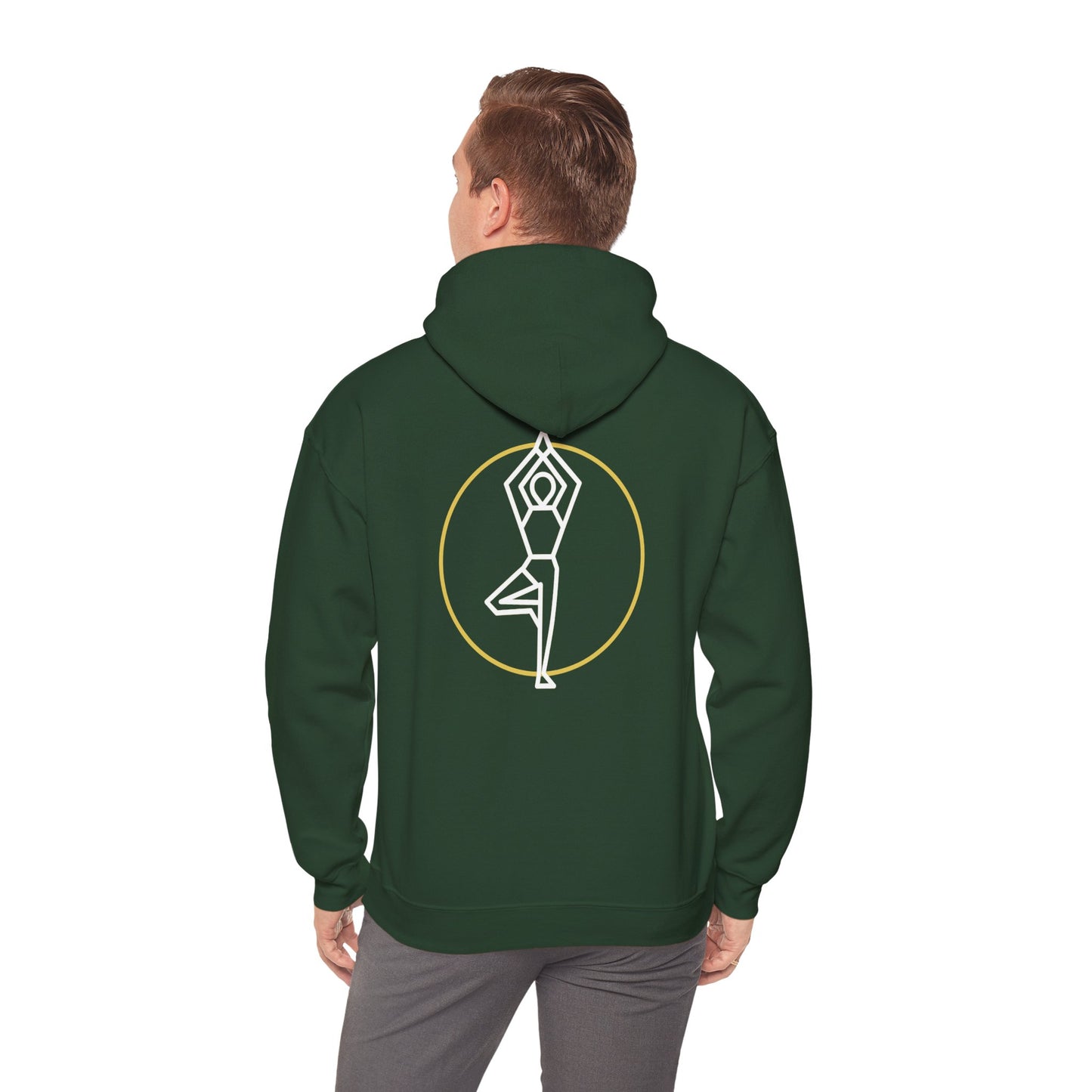 Vrksasana Balance Hoodie – Yoga-Inspired Mindfulness Streetwear