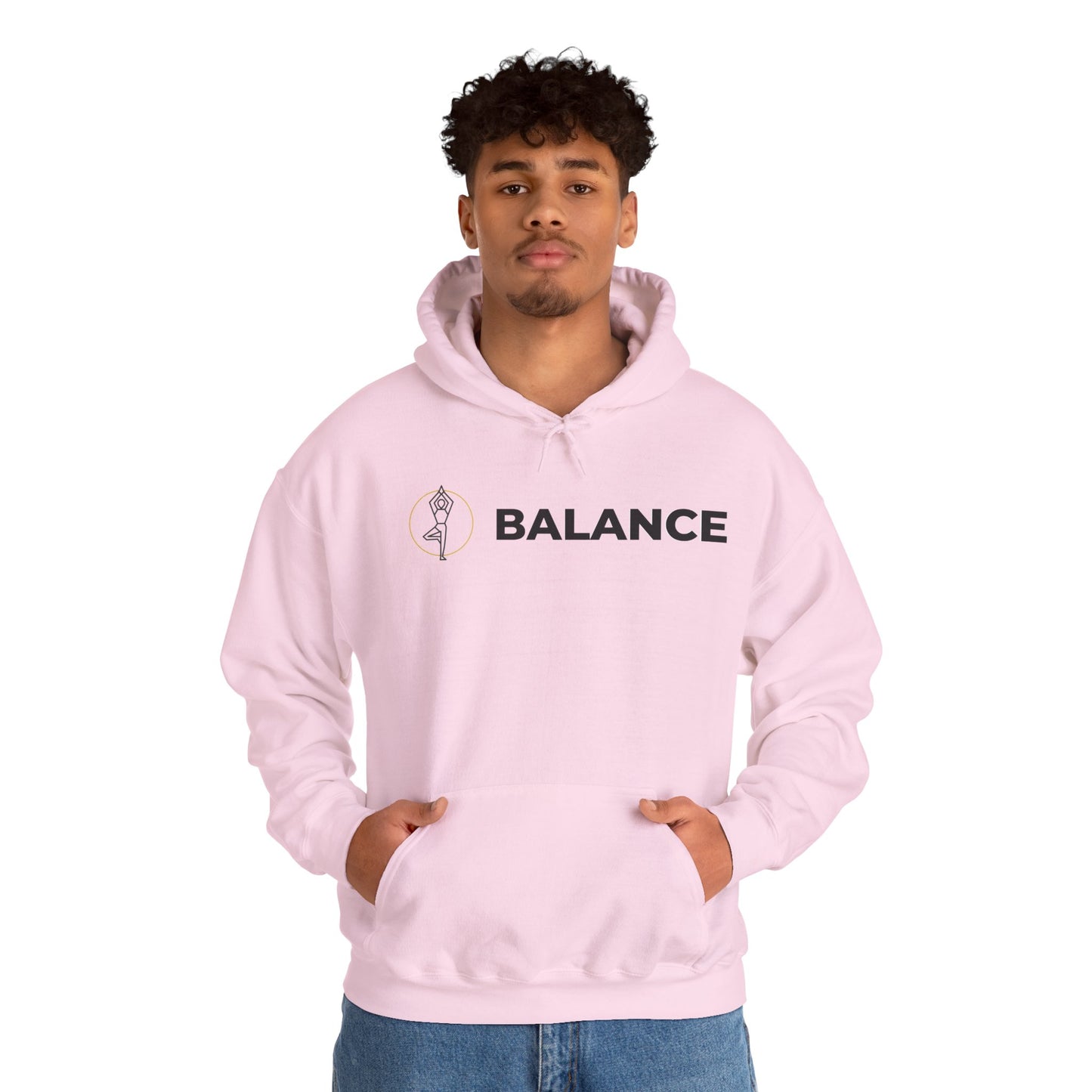 Vrksasana Balance Hoodie – Yoga-Inspired Mindfulness Streetwear