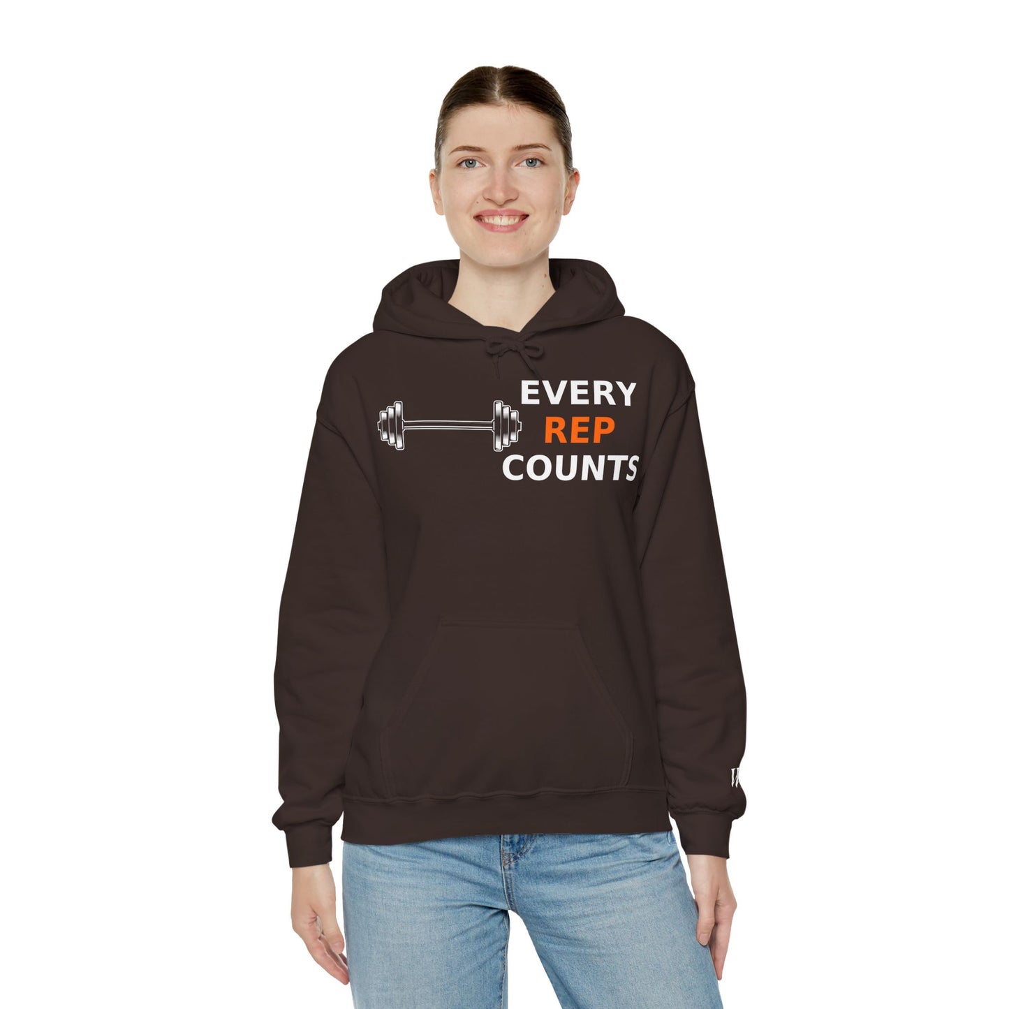 Every Rep Counts Hoodie – Motivational Gym Streetwear