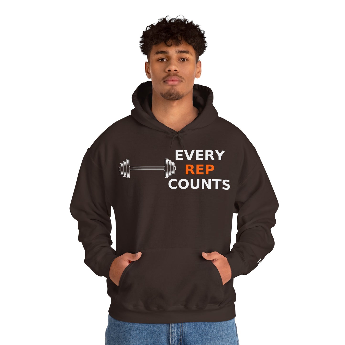 Every Rep Counts Hoodie – Motivational Gym Streetwear