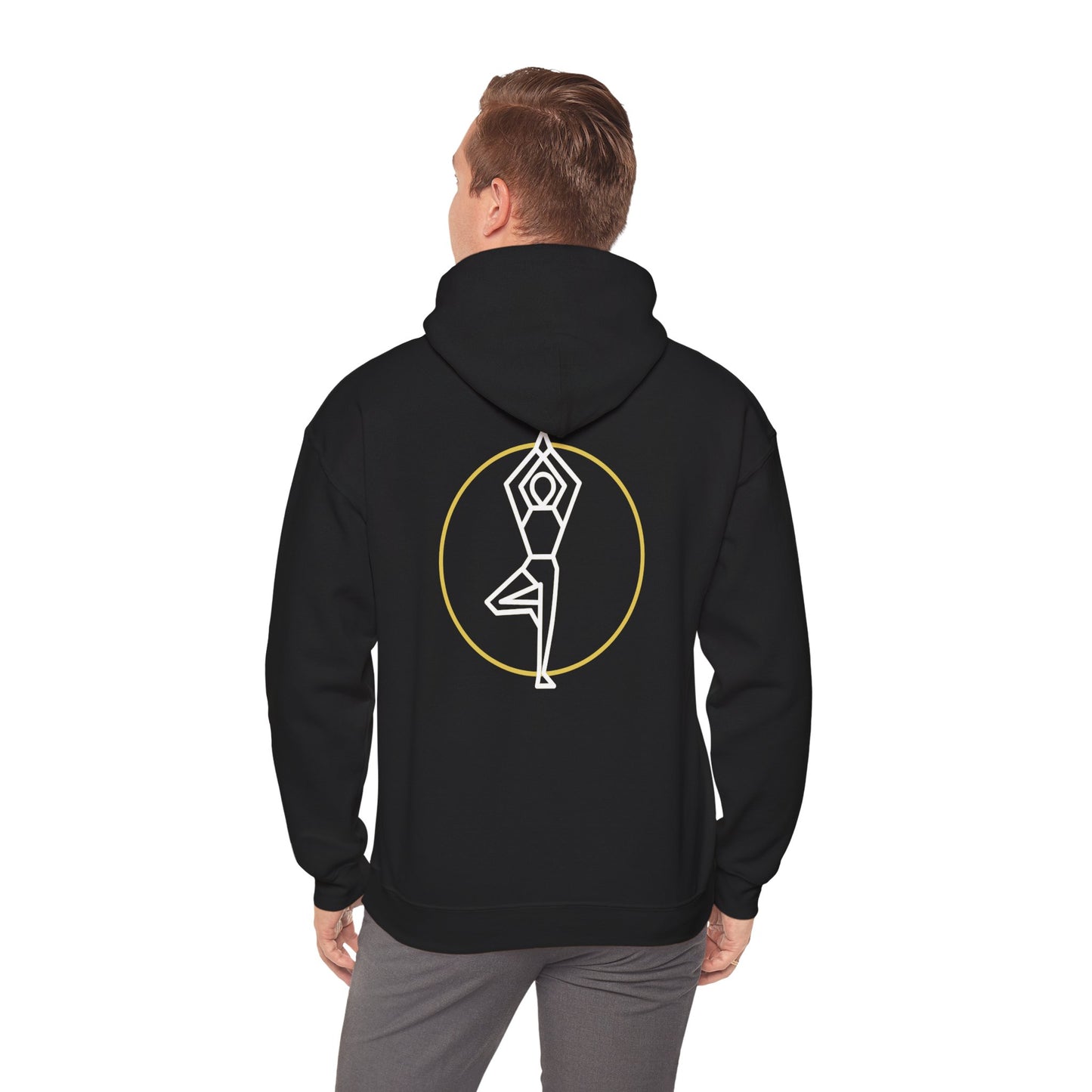 Vrksasana Balance Hoodie – Yoga-Inspired Mindfulness Streetwear
