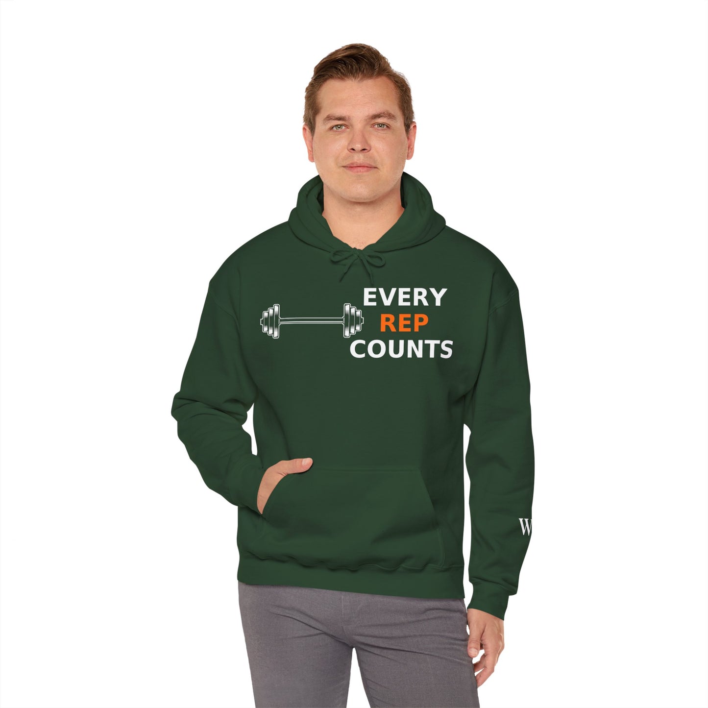 Every Rep Counts Hoodie – Motivational Gym Streetwear