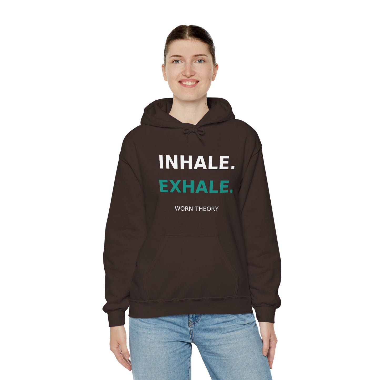 INHALE EXHALE Hoodie – Mindfulness Streetwear for Calm and Balance