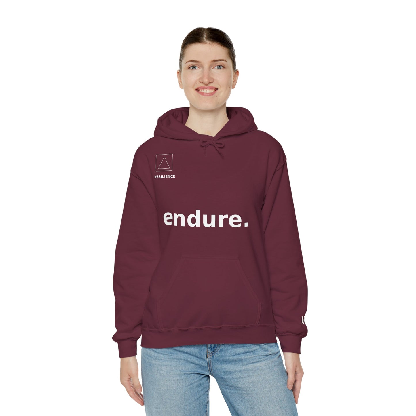 ENDURE Hoodie – Motivational Resilience Streetwear