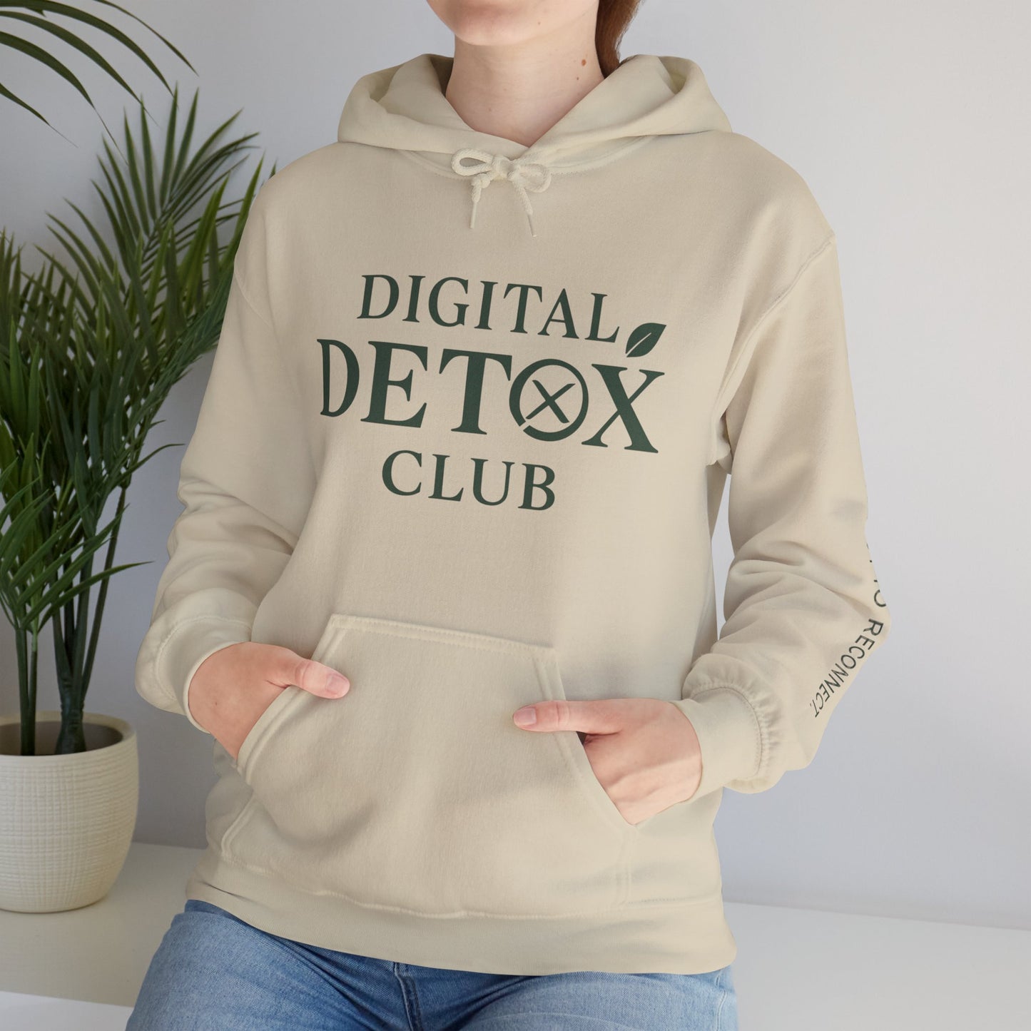 Digital Detox Club Hoodie – Mindfulness Streetwear for Intentional Living