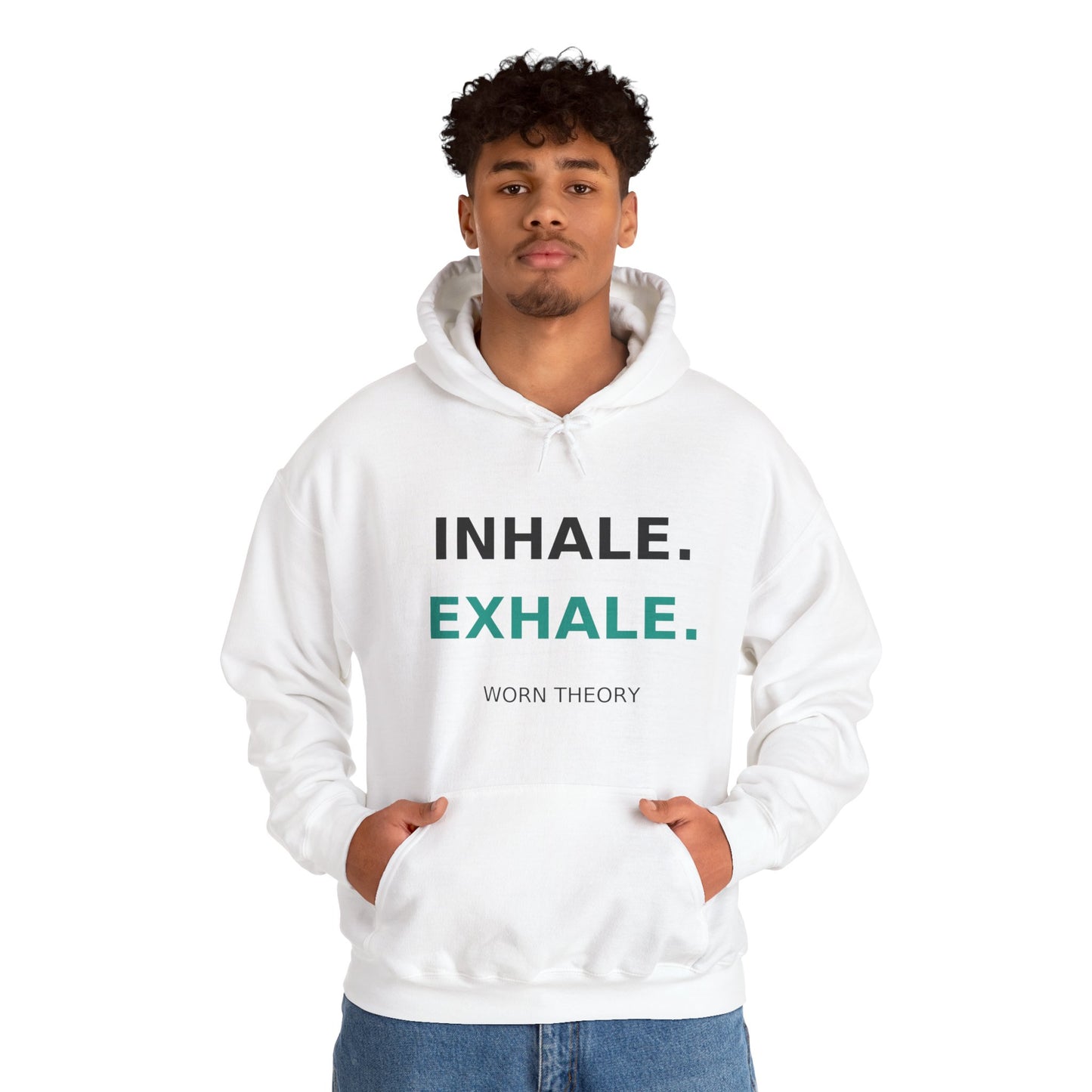 INHALE EXHALE Hoodie – Mindfulness Streetwear for Calm and Balance