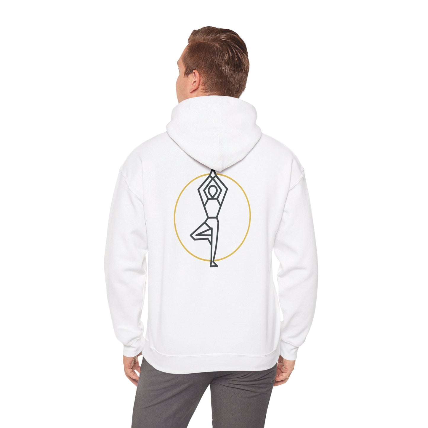 Vrksasana Balance Hoodie – Yoga-Inspired Mindfulness Streetwear