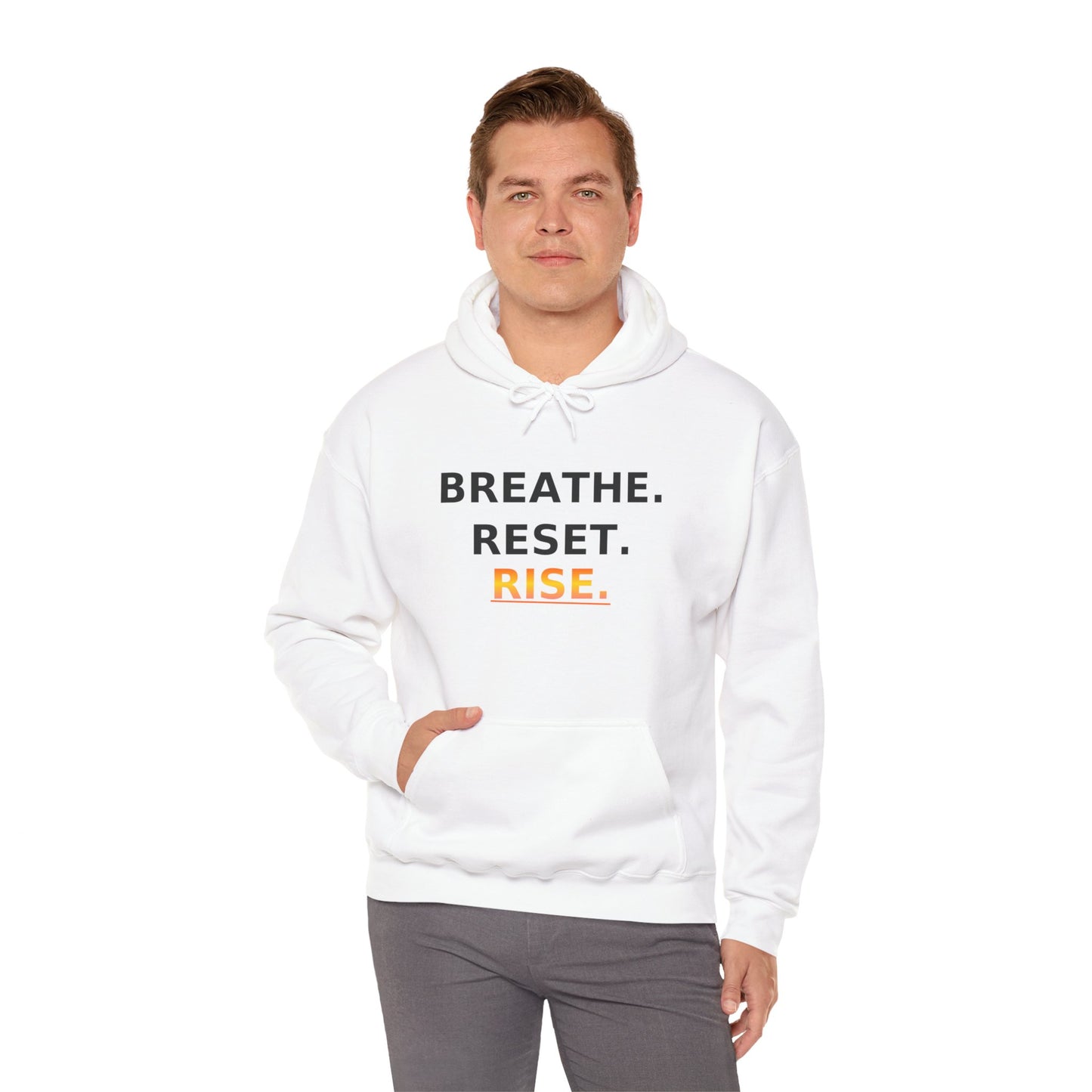 Breathe Reset Rise Hoodie – Mindfulness Streetwear for Balance & Growth