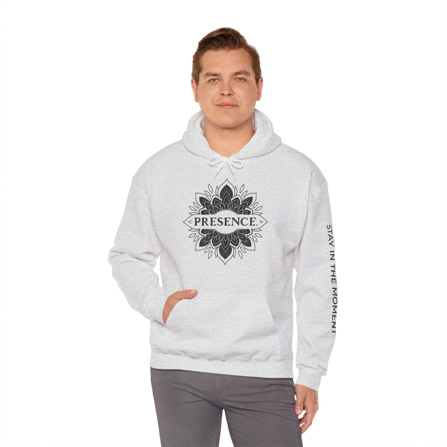 Presence Hoodie – Mindfulness Mandala Streetwear
