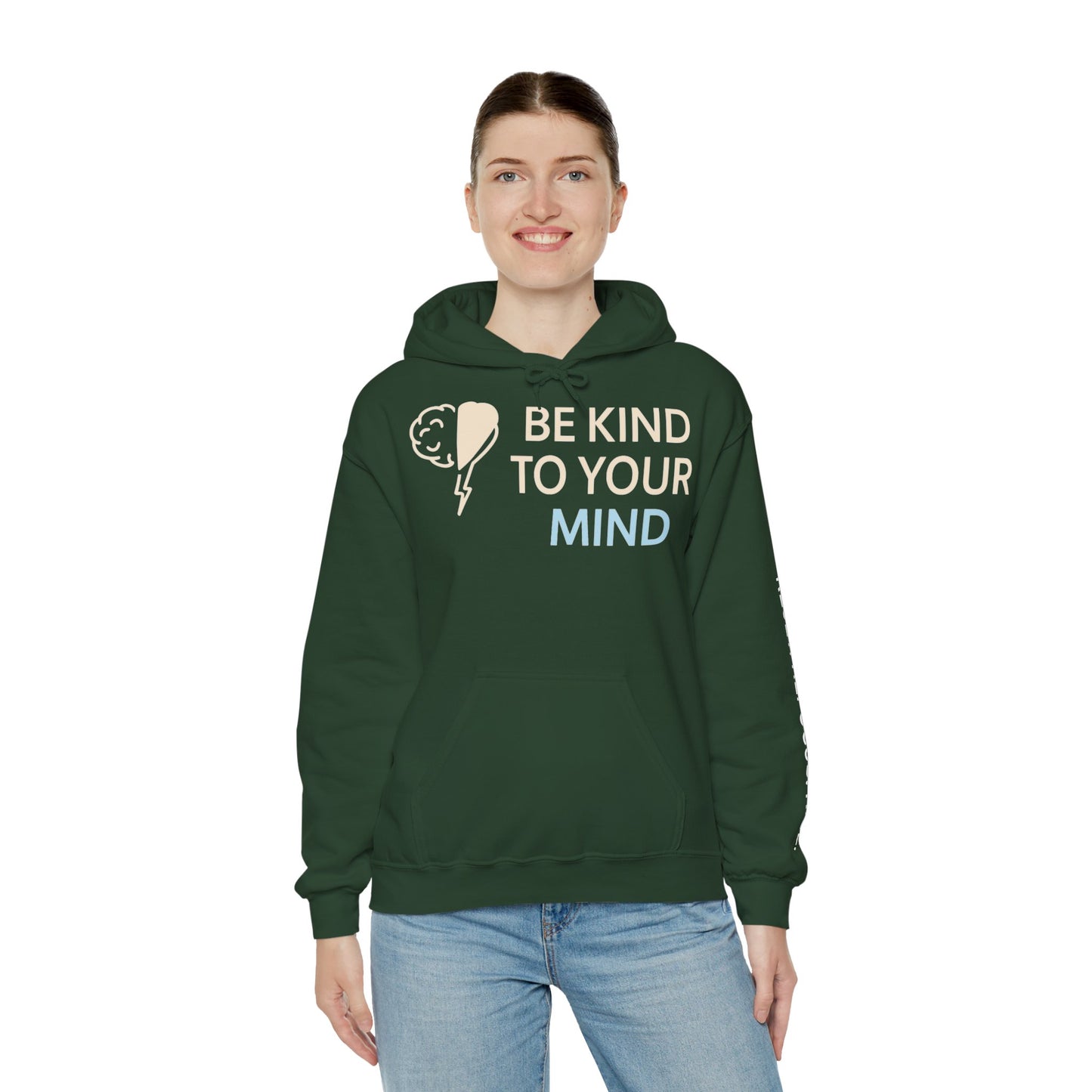 Be Kind to Your Mind – Cozy Mental Wellness Hoodie