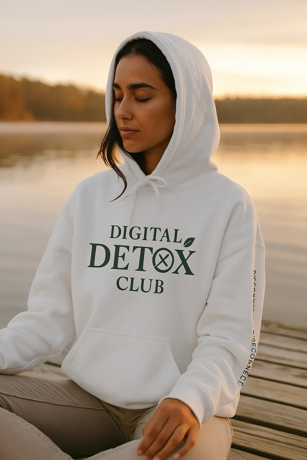 Digital Detox Club Hoodie – Mindfulness Streetwear for Intentional Living