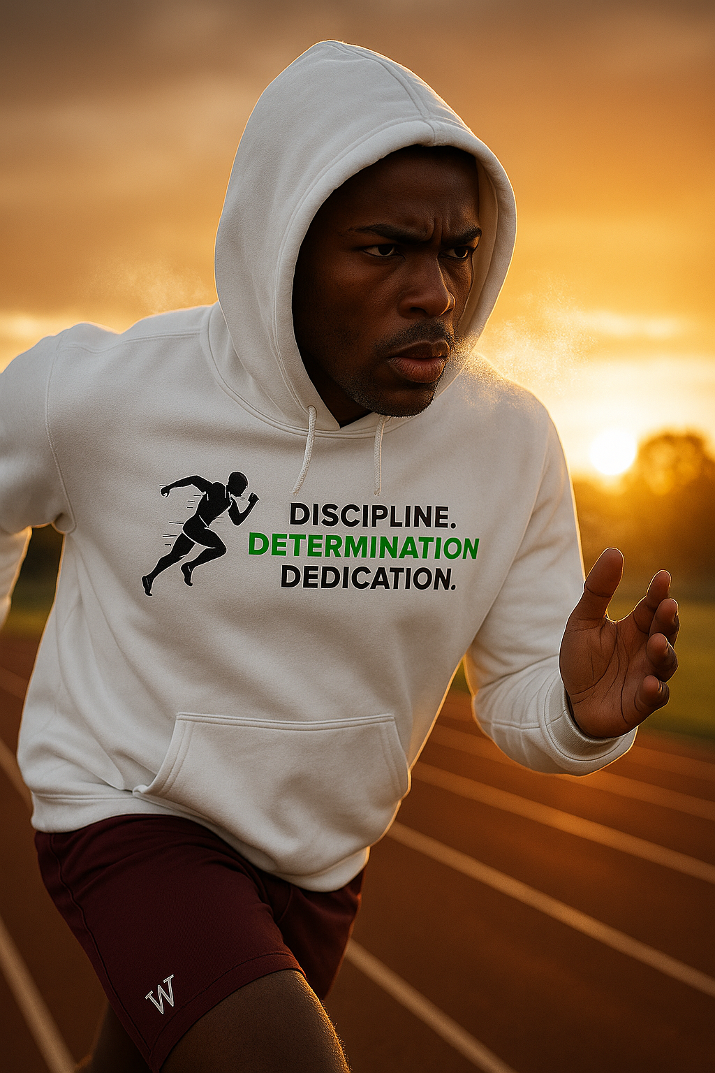 Discipline Determination Dedication Hoodie – Motivational Gym Streetwear