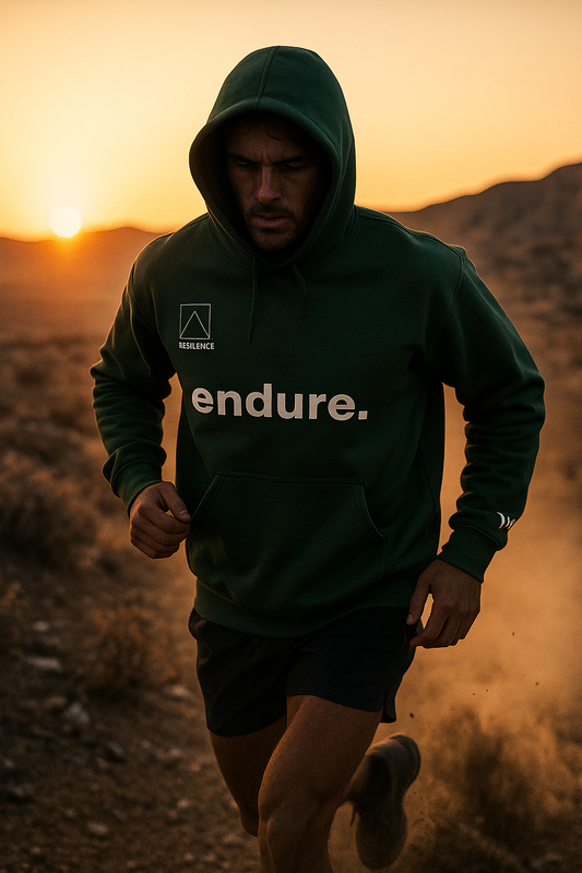 ENDURE Hoodie – Motivational Resilience Streetwear