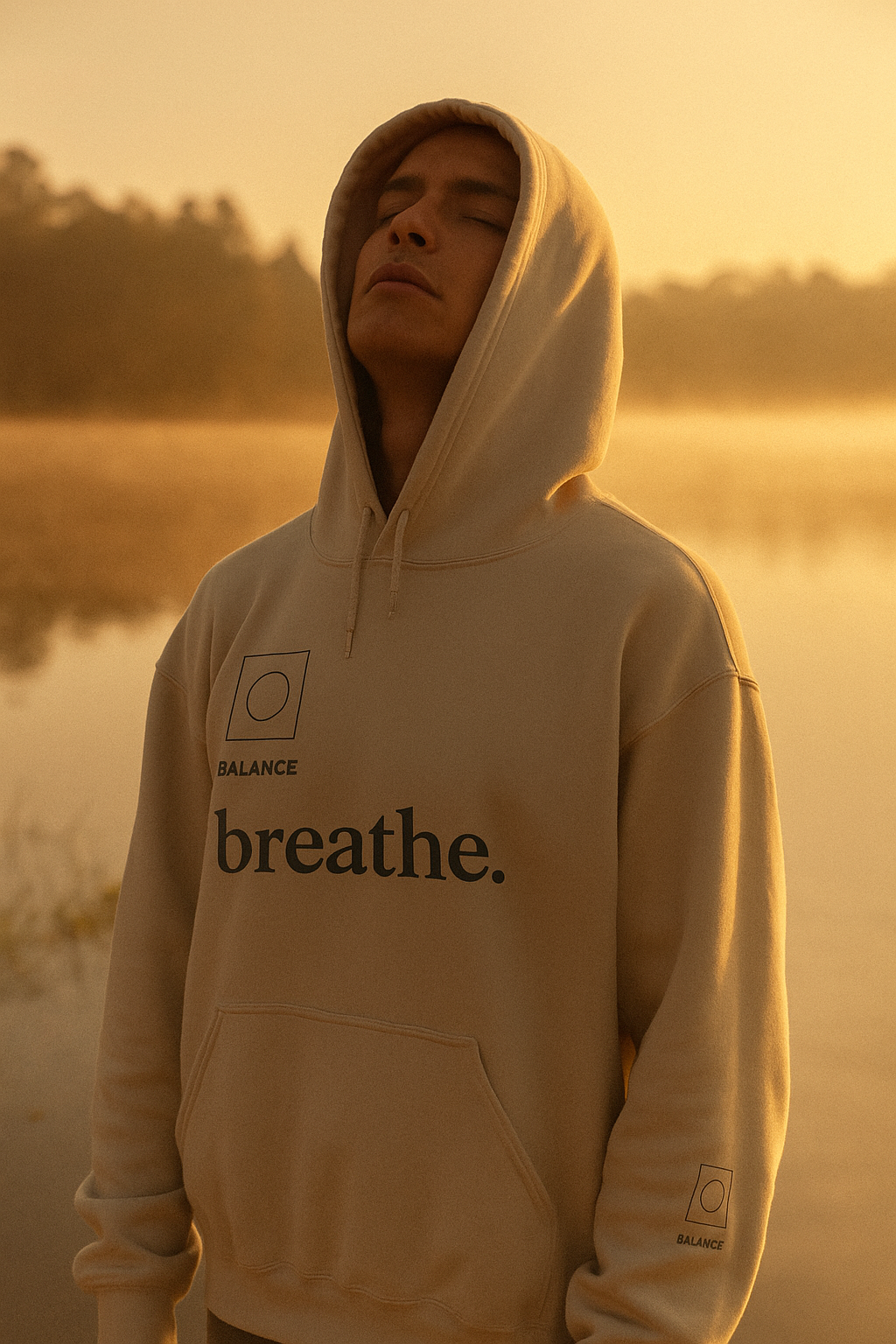 Breathe Hoodie – Mindfulness Streetwear for Calm and Balance
