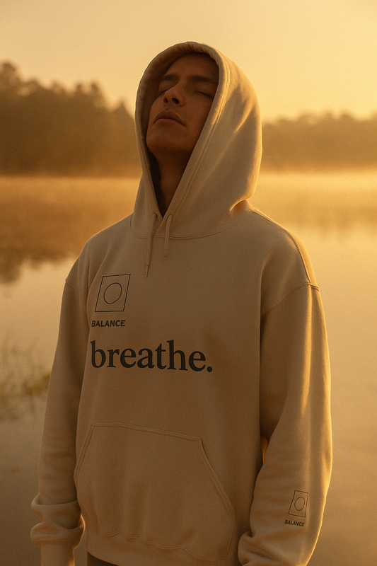 Breathe Hoodie – Mindfulness Streetwear for Calm and Balance