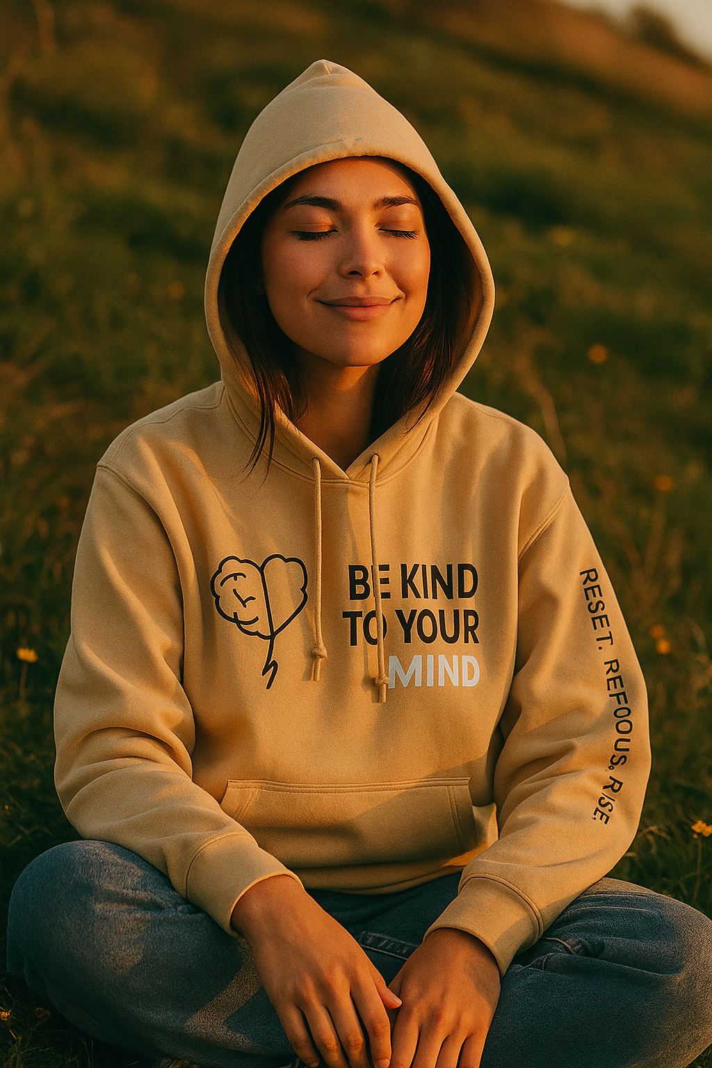 Be Kind to Your Mind – Cozy Mental Wellness Hoodie