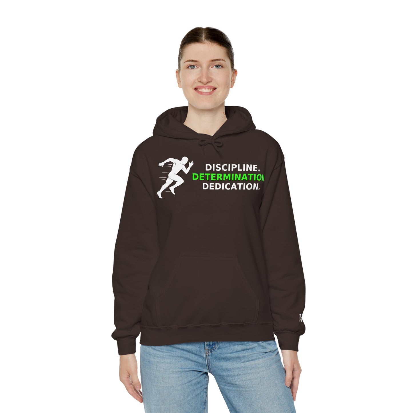 Discipline Determination Dedication Hoodie – Motivational Gym Streetwear