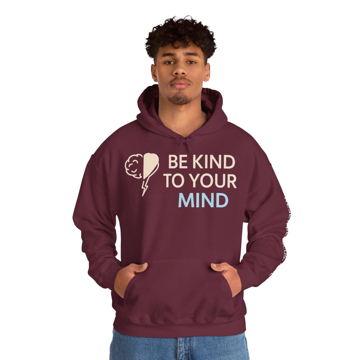 Be Kind to Your Mind – Cozy Mental Wellness Hoodie