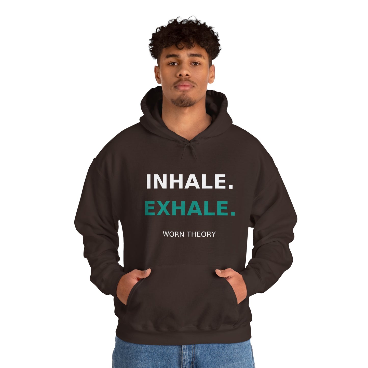 INHALE EXHALE Hoodie – Mindfulness Streetwear for Calm and Balance