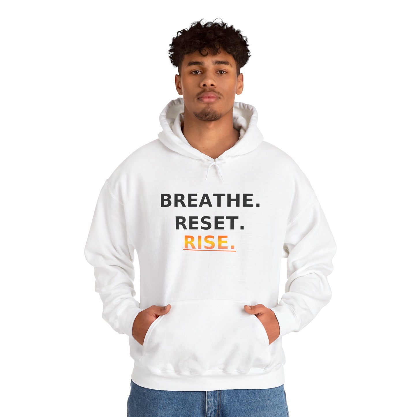 Breathe Reset Rise Hoodie – Mindfulness Streetwear for Balance & Growth