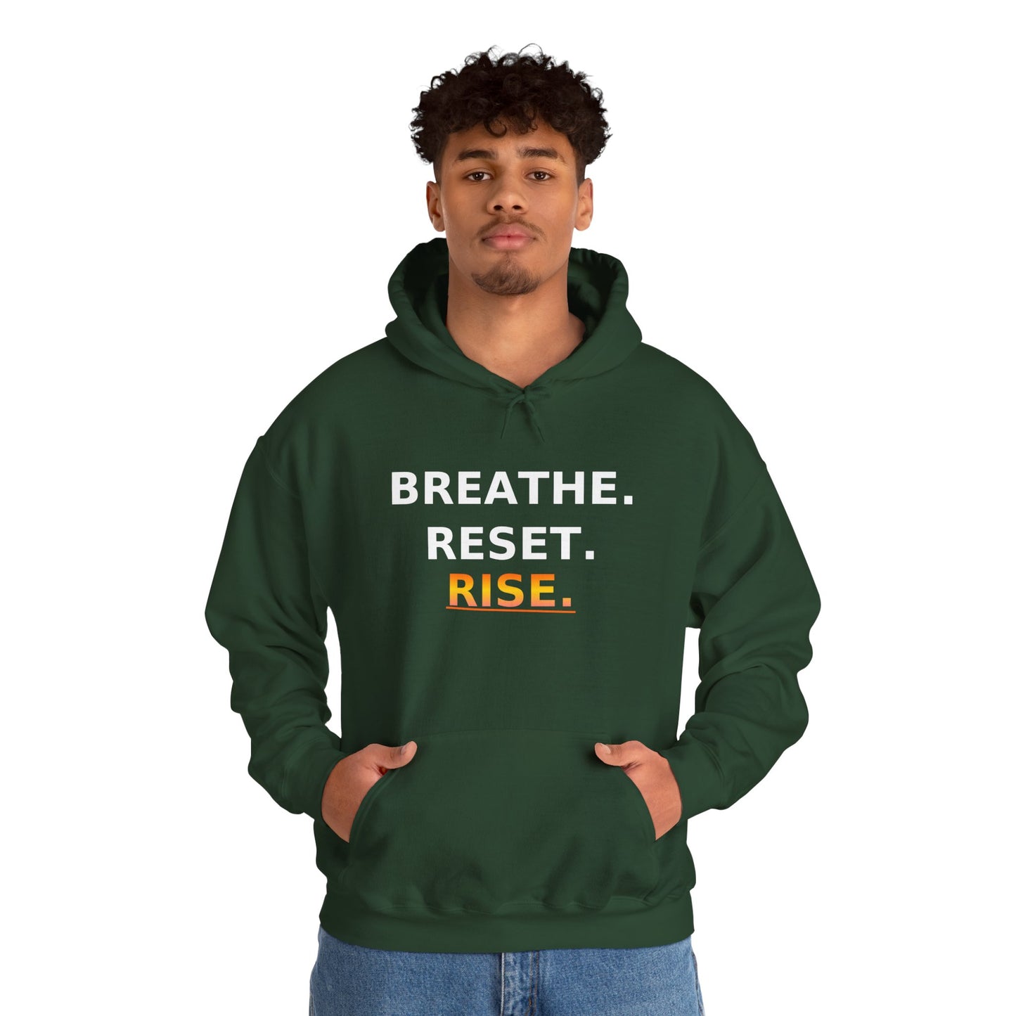 Breathe Reset Rise Hoodie – Mindfulness Streetwear for Balance & Growth