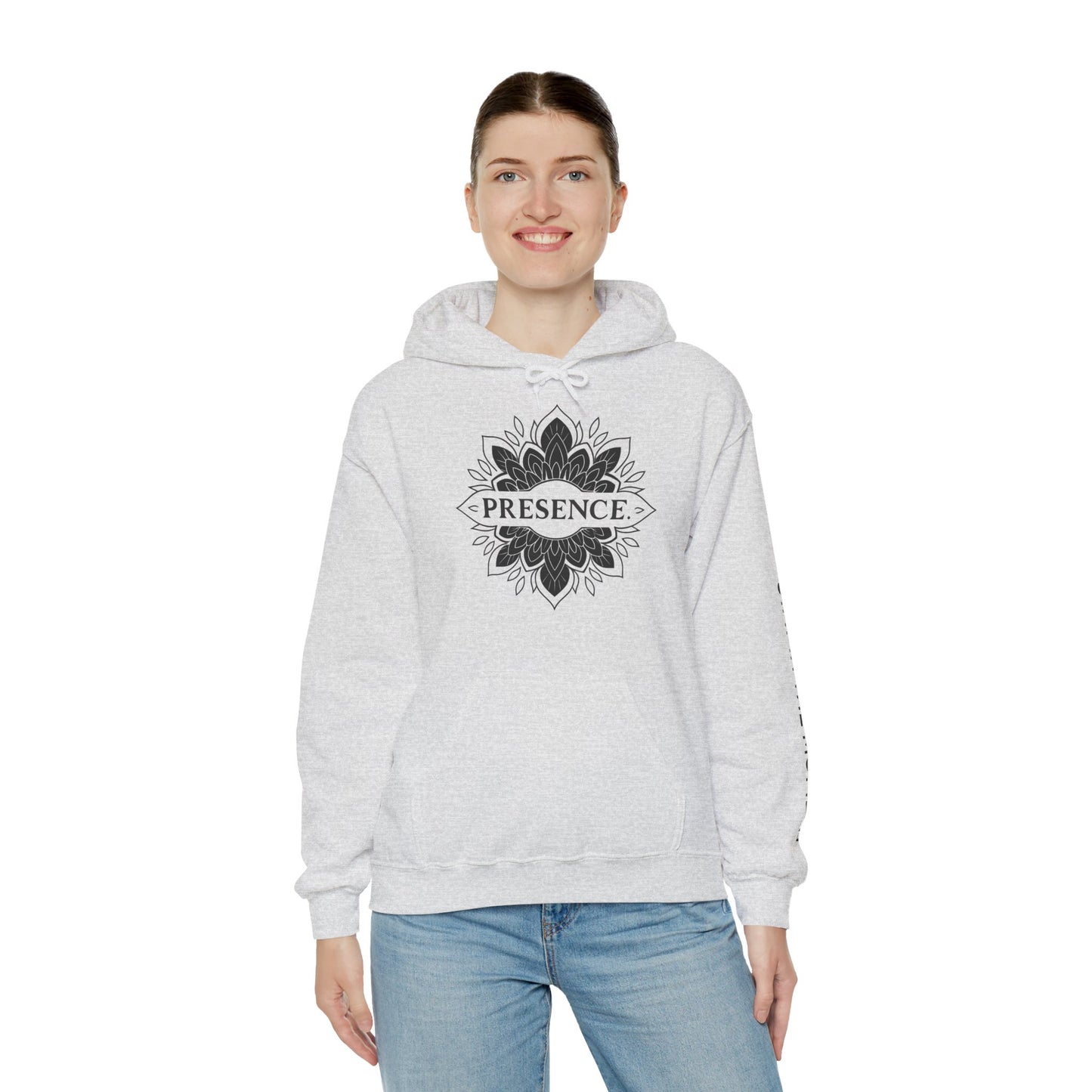 Presence Hoodie – Mindfulness Mandala Streetwear