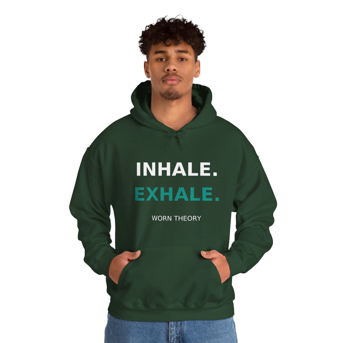 INHALE EXHALE Hoodie – Mindfulness Streetwear for Calm and Balance